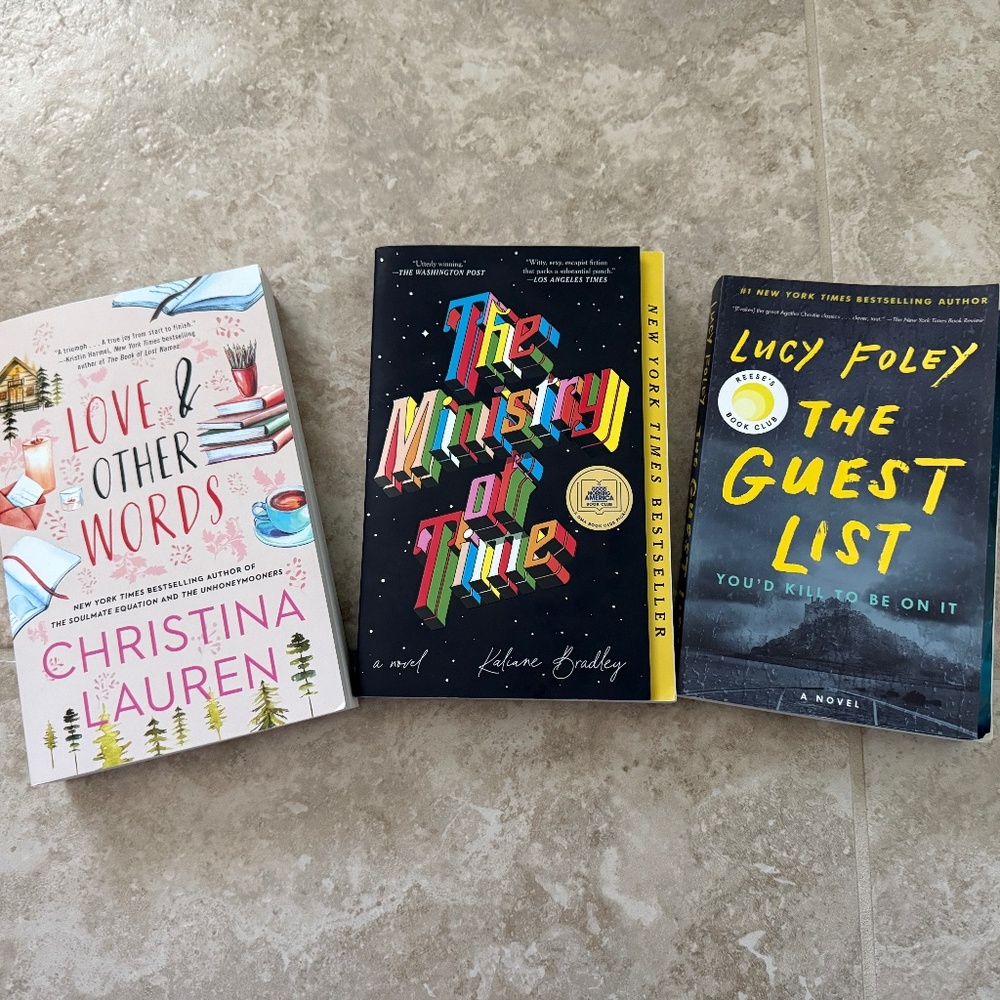 Like new condition. All 3 for $10